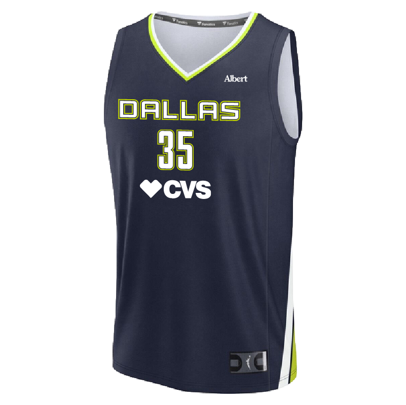 Youth Fanatics Replica Explorer Jersey - Fudd – Dallas Wings Shop