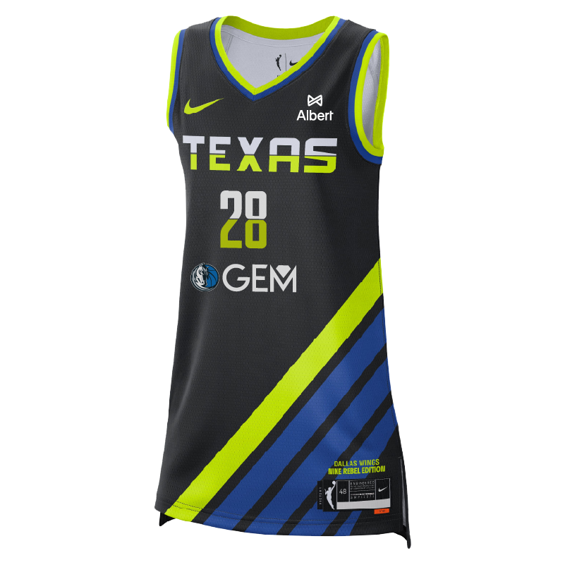 Dallas Wings Rebel Youth Jersey - Li Yueru – Dallas Wings Shop by