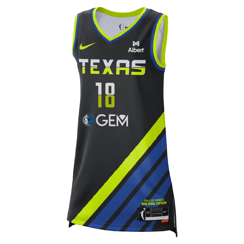 Dallas Wings Rebel Youth Jersey - Luisa Geiselsöder – Dallas Wings
