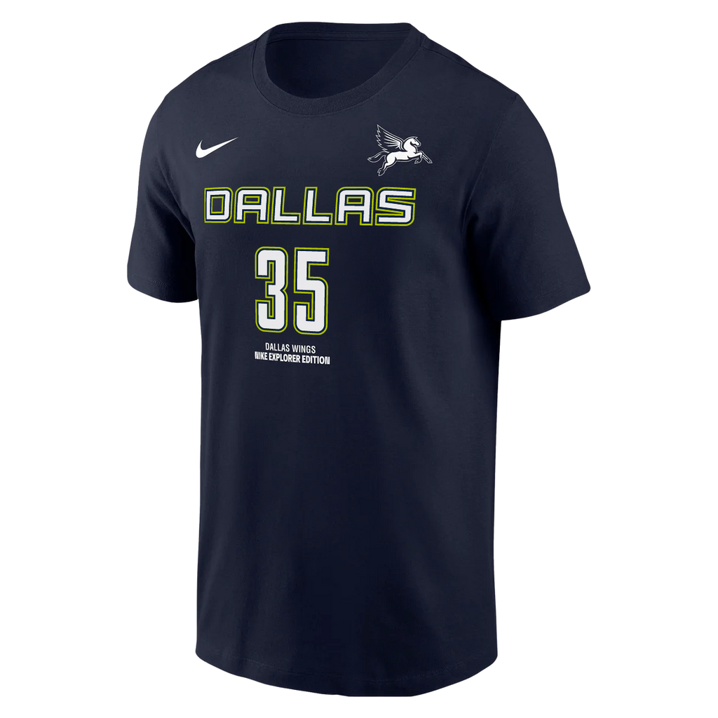 Dallas Wings Official Name & Number T-Shirt - Azzi Fudd – Dallas
