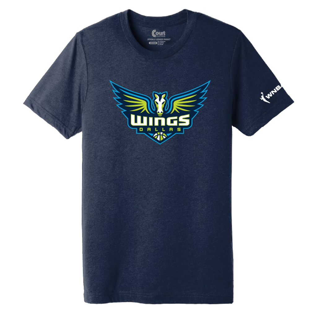 Dallas Wings Logo T-Shirt - Dallas Wings Shop by Campus Customs