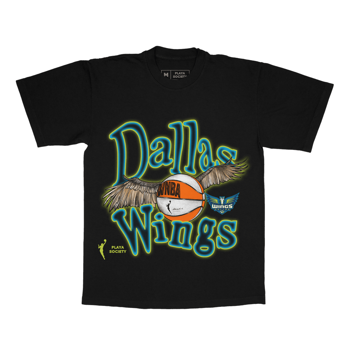 Playa Society x Dallas Wings Basketball T-Shirt