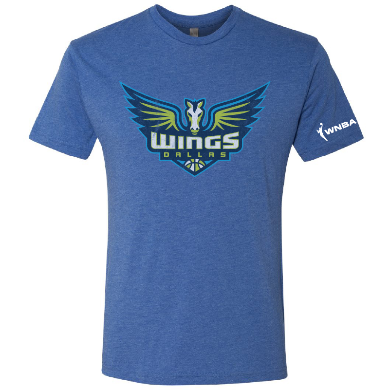 Wings Tri-Blend Distressed Logo T-Shirt