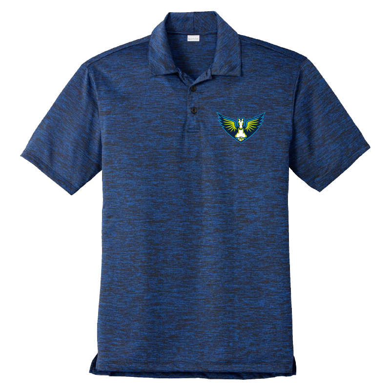 Wings Electric Heather Polo