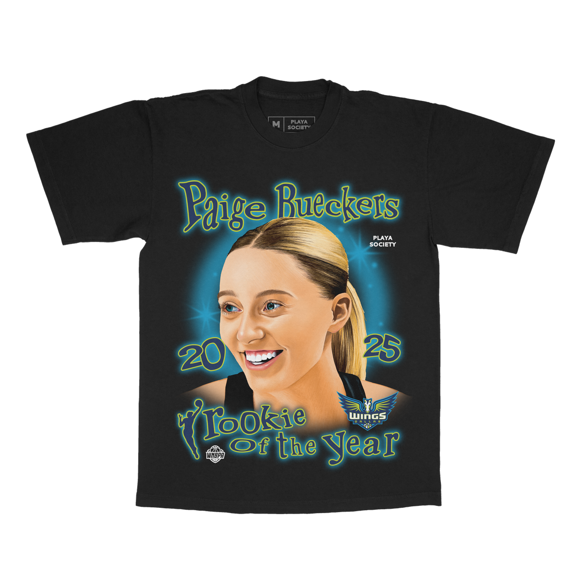 Dallas Playa Society x Wings Rookie of the Year T-Shirt - Bueckers