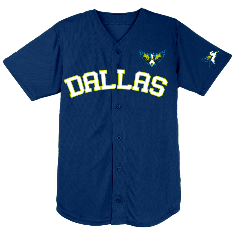 Dallas Wings Baseball Jersey