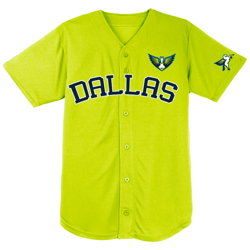 Dallas Wings Baseball Jersey
