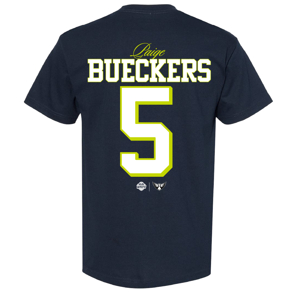 Dallas Wings Icon Name & Number T-Shirt - Bueckers Back