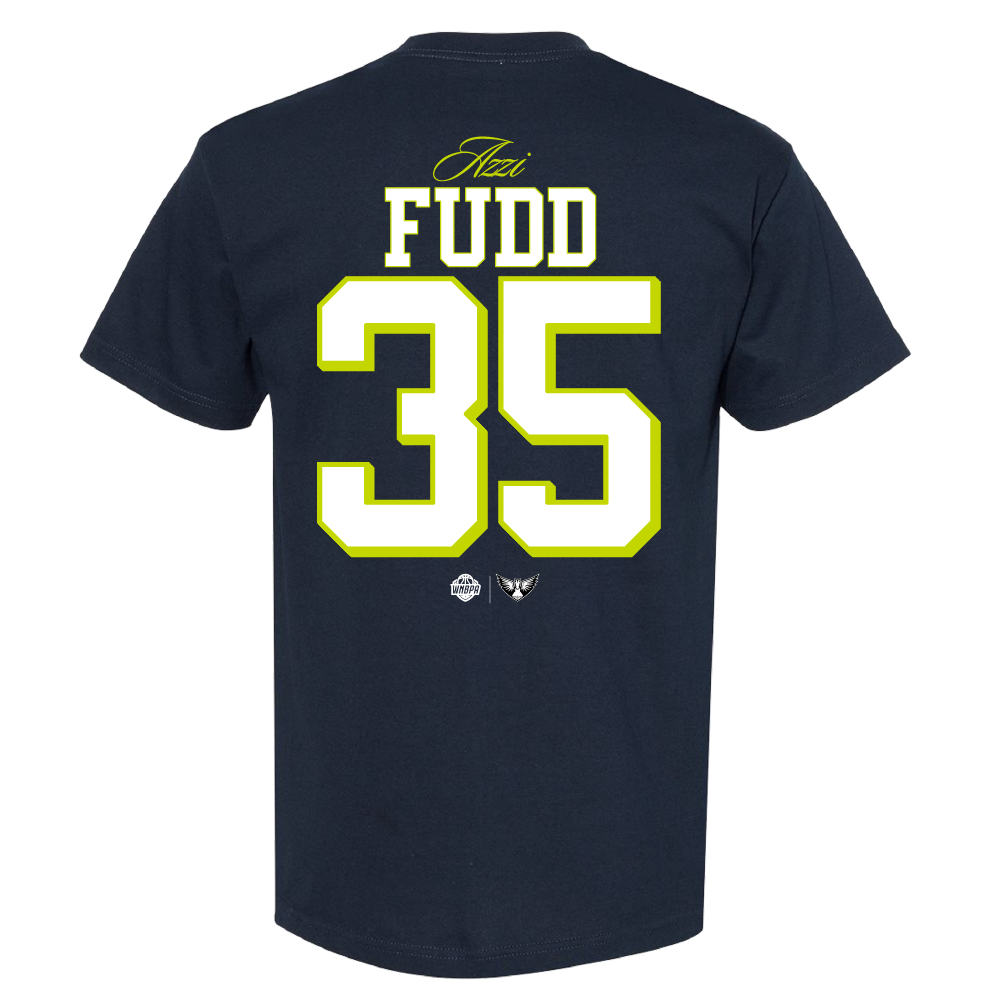 Dallas Wings Icon Name & Number T-Shirt - Fudd Back