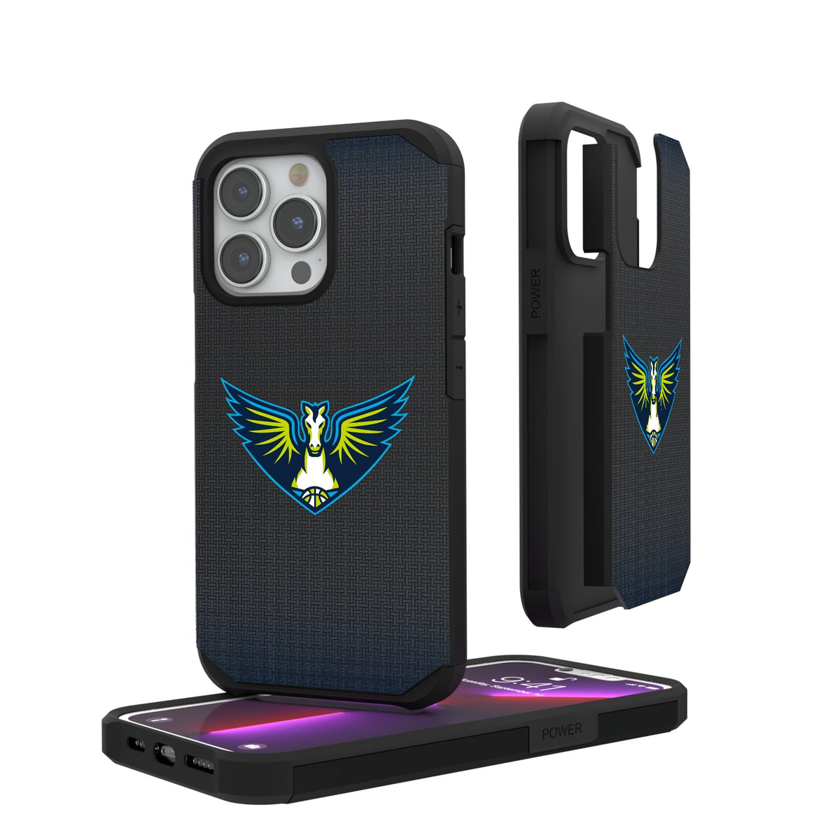 Dallas Wings Linen Rugged Phone Case