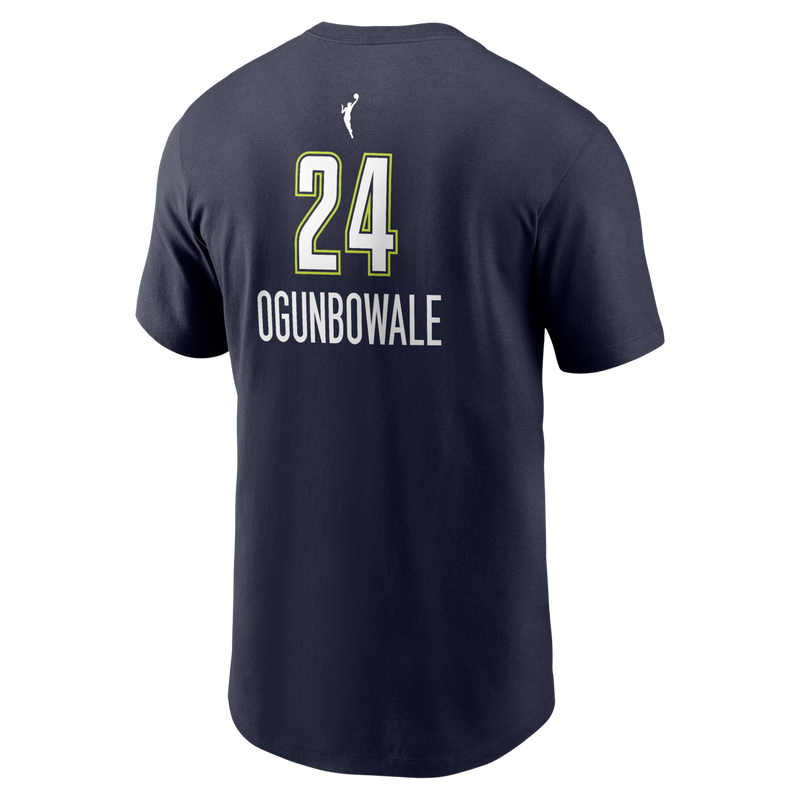 Dallas Wings Nike Official Explorer Name & Number T-Shirt - Arike Ogunbowale