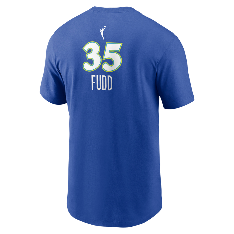 Dallas Wings Nike Official Rebel Name & Number T-Shirt - Azzi Fudd