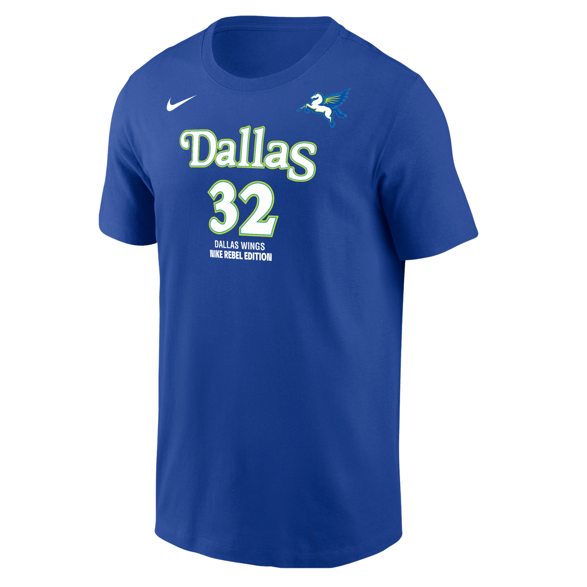 Dallas Wings Nike Official Rebel Name & Number T-Shirt - Jessica Shepard