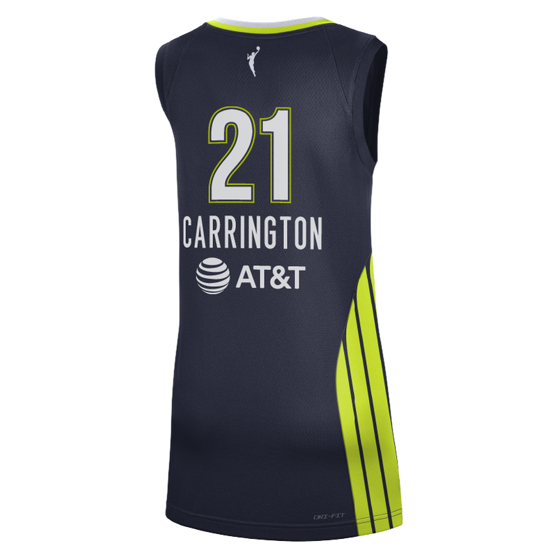 Youth Nike Explorer Jersey in blue with the number 21 and the text 'Dallas' and 'Gem'