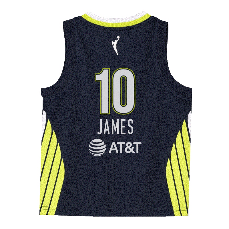 Dallas Wings Toddler Jersey - Aziaha James back