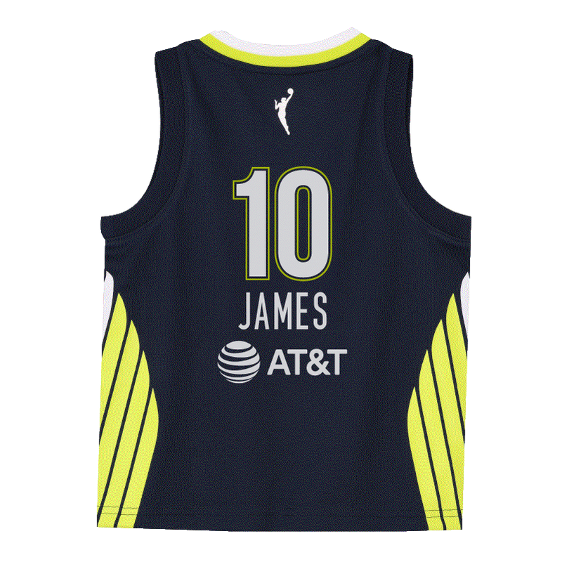 Dallas Wings Toddler Jersey - Aziaha James back