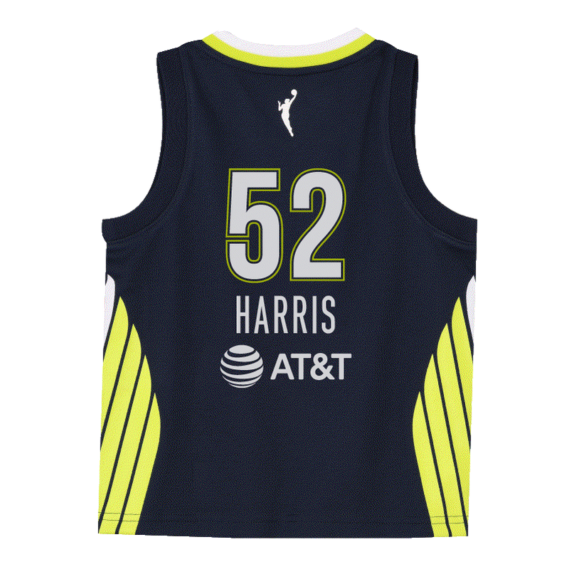 Basketball jersey with number 52, name 'Harris', and AT&T logo on a white background