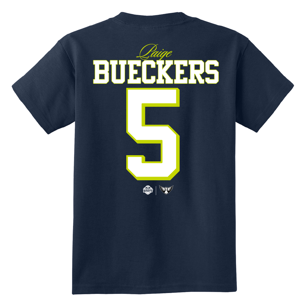 Dallas Wings Youth Icon Name & Number T-Shirt - Bueckers Back
