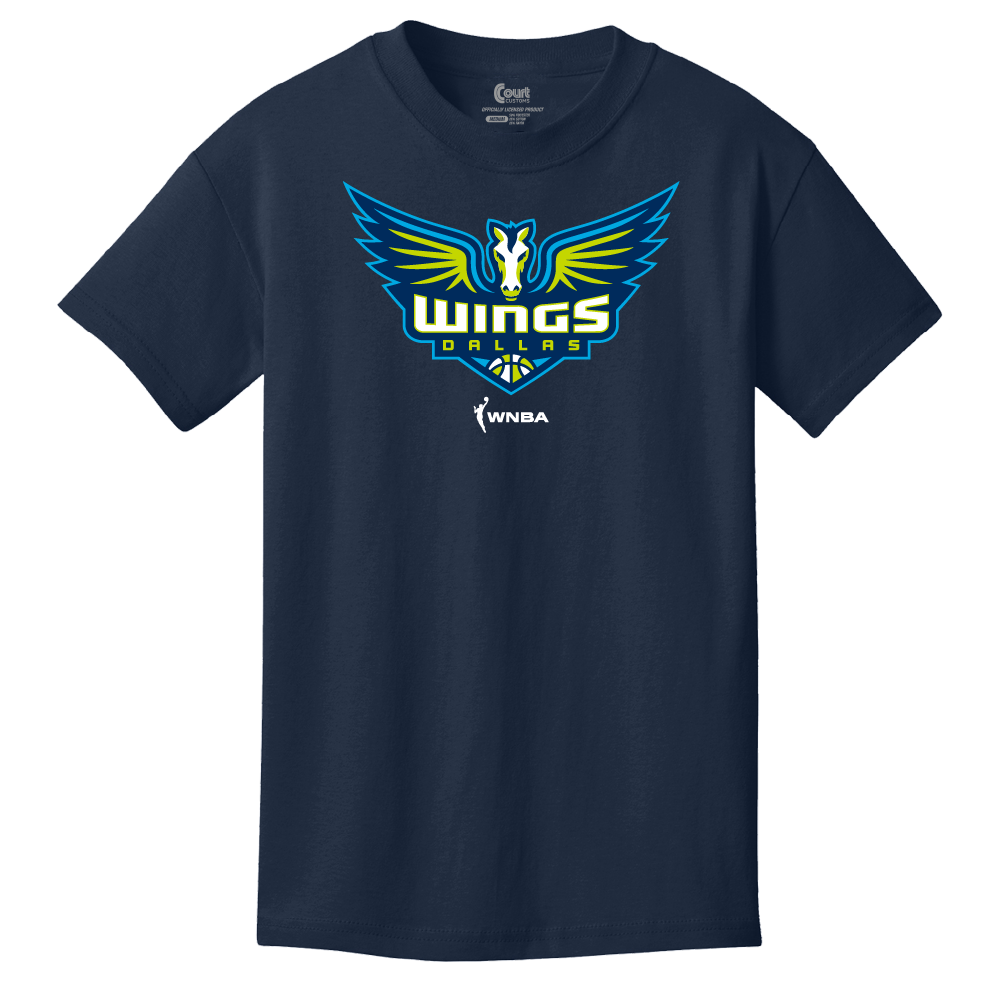 Dallas Wings Youth Icon Name & Number T-Shirt - Fudd Front