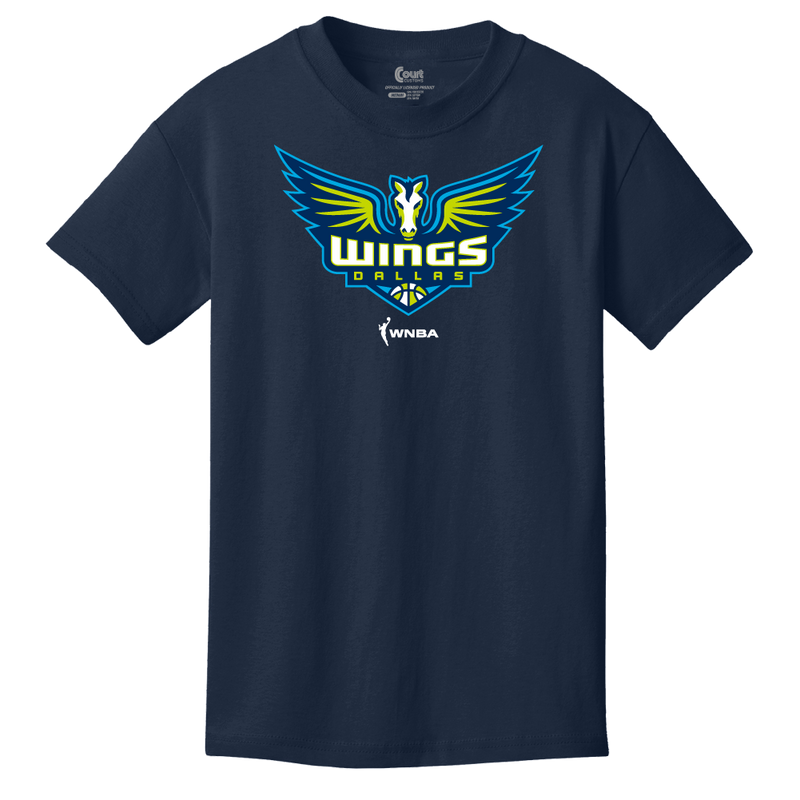 Dallas Wings Youth Icon Name & Number T-Shirt - Fudd Front