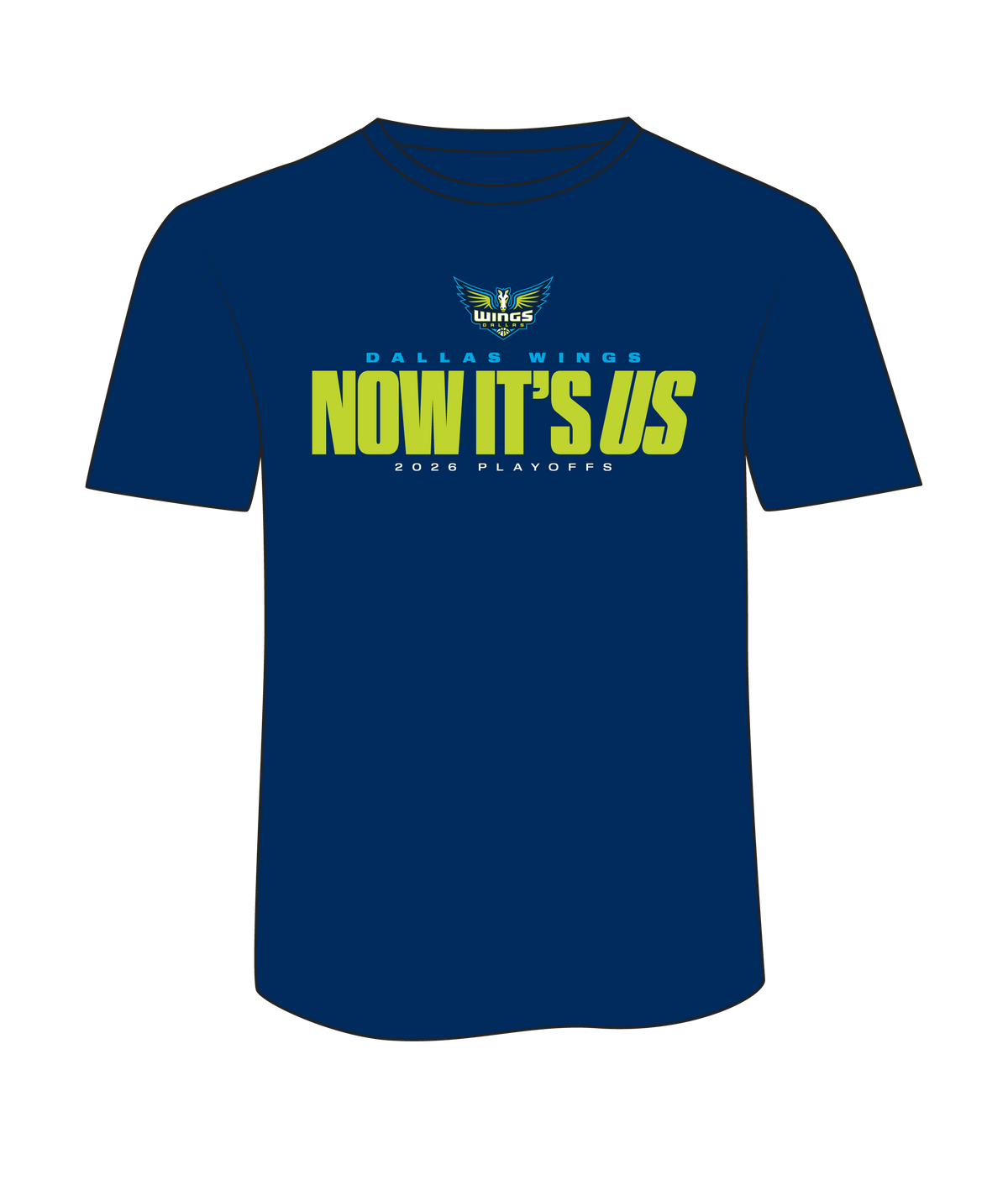 Dallas Wings Now It's Us Playoff T-Shirt