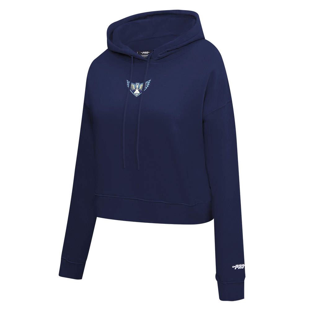 Womens Pro Standard x Wings Wingspan Fleece Cropped Hoodie