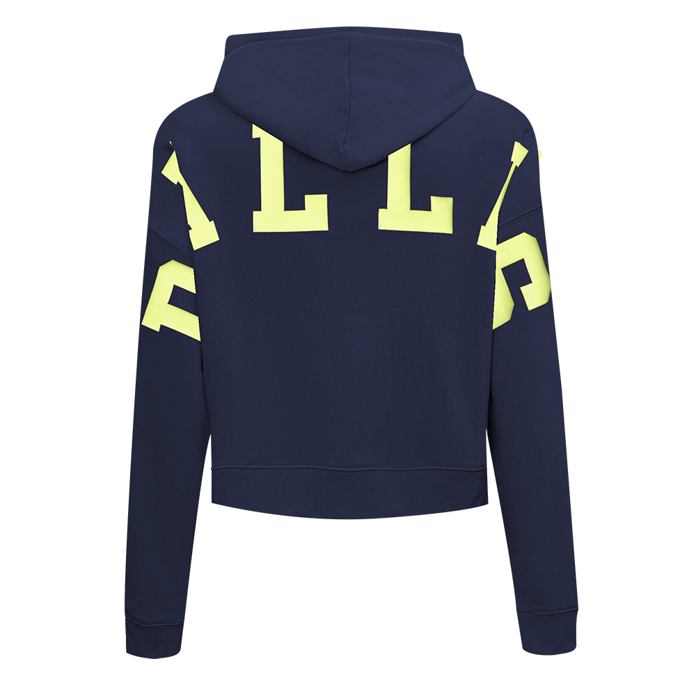 Womens Pro Standard x Wings Wingspan Fleece Cropped Hoodie