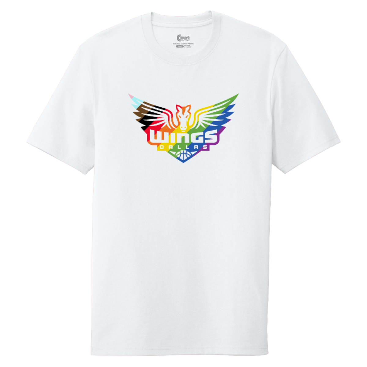 Wings Rainbow Pride Logo T-Shirt