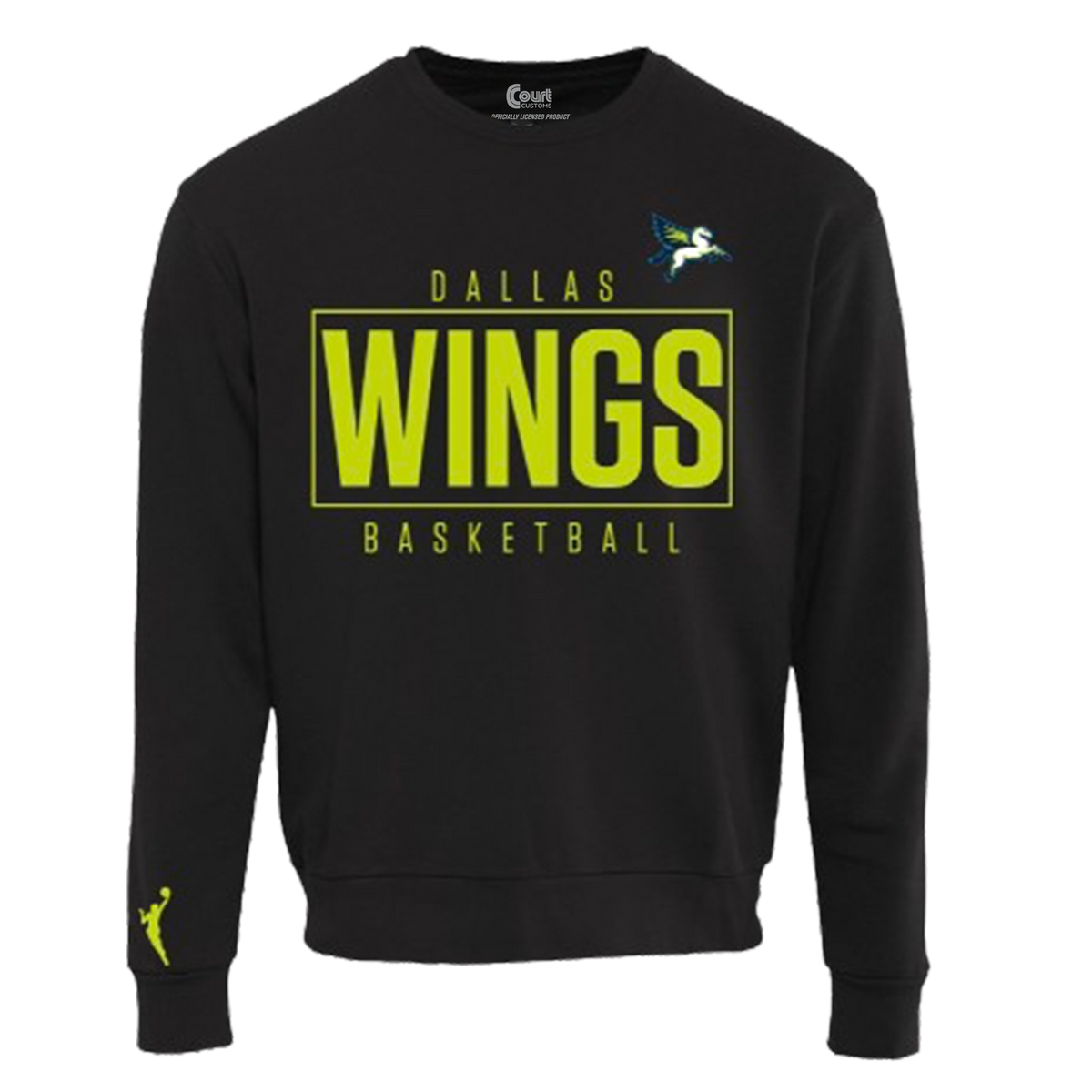 Wings Boxed Logo Crewneck