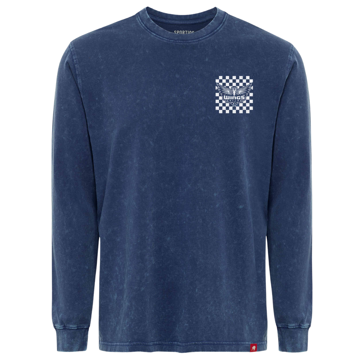 Wings Checkered Long Sleeve T-Shirt