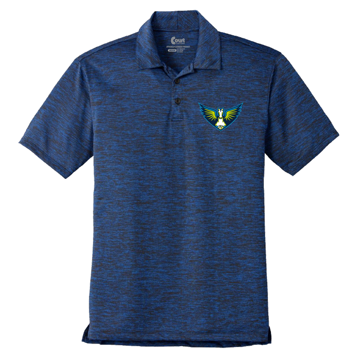 Wings Electric Heather Polo
