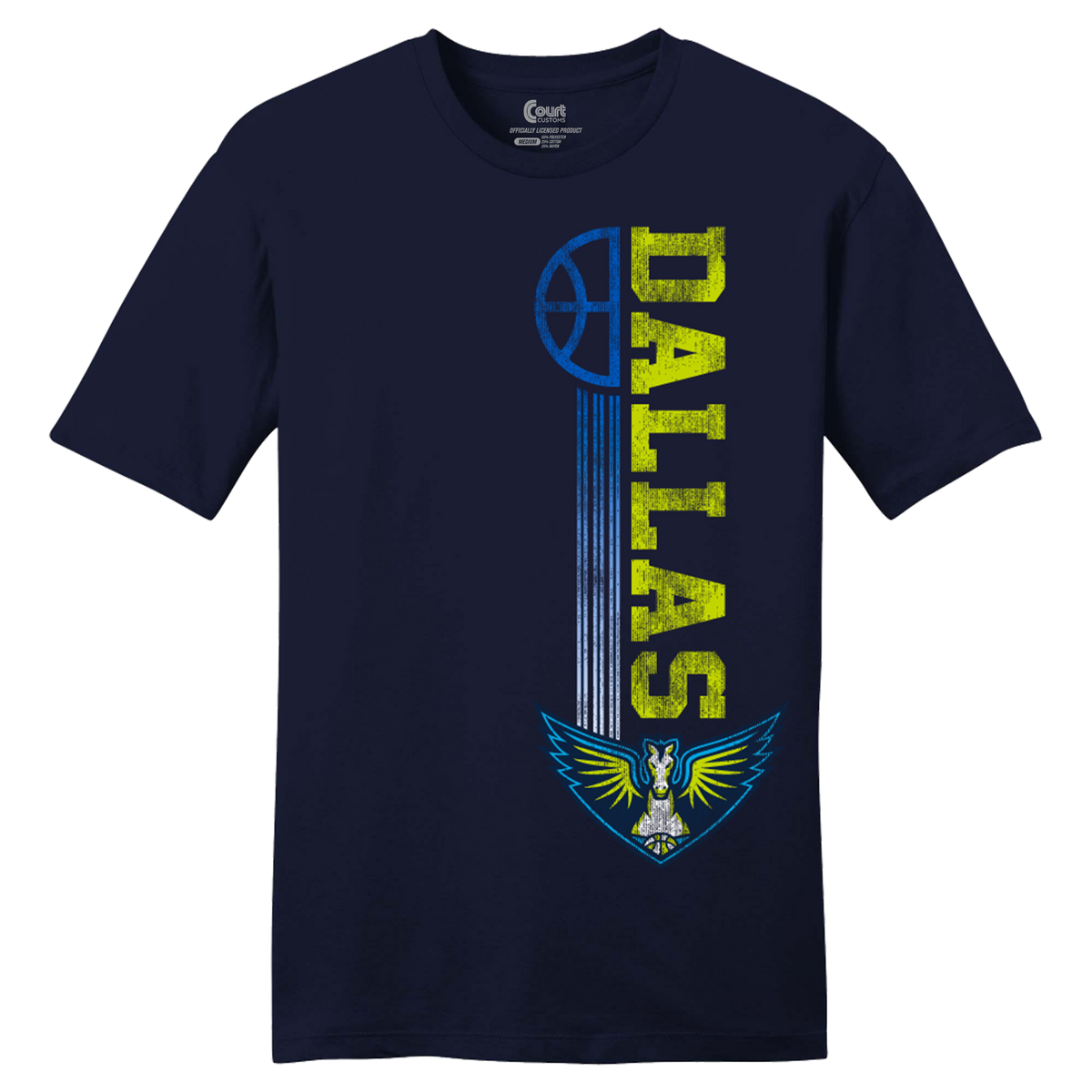 Dallas Wings Flying Ball T-Shirt