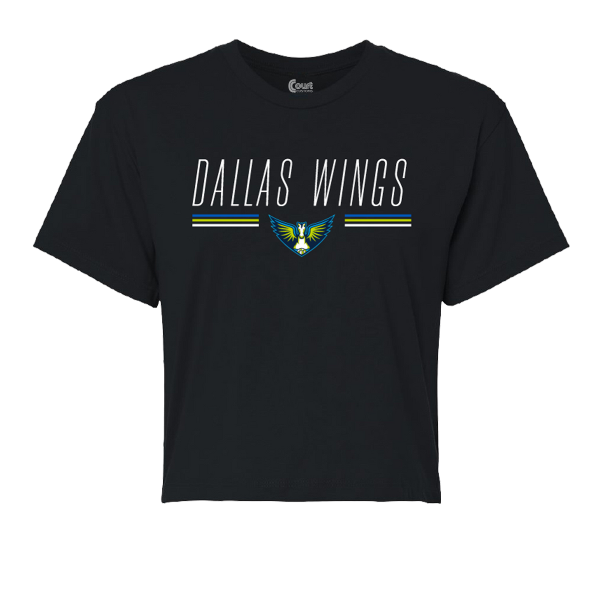 Dallas Wings Line Ladies Crop T-Shirt