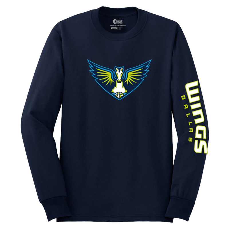 Dallas Wings Logo Long Sleeve T-Shirt