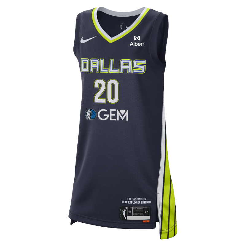 Dallas Wings Nike Explorer Jersey - Maddy Siegrist