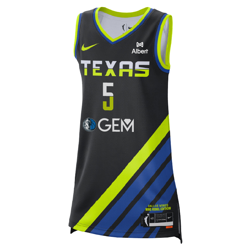 Dallas Wings Nike Rebel Jersey Paige Bueckers
