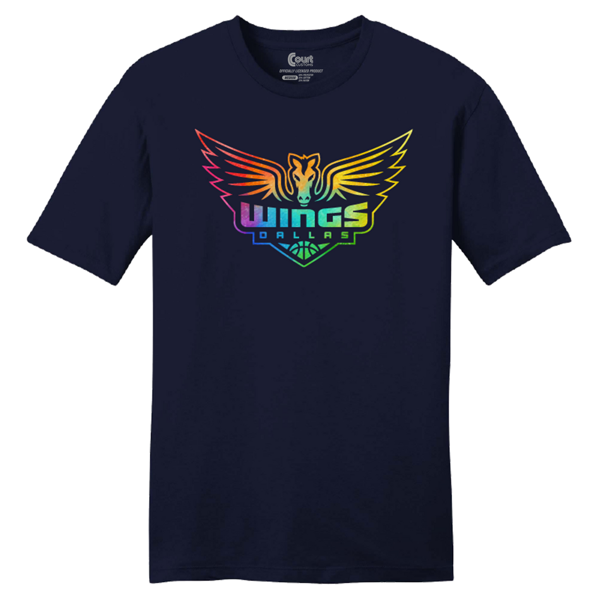Dallas Wings Pride Logo T-Shirt