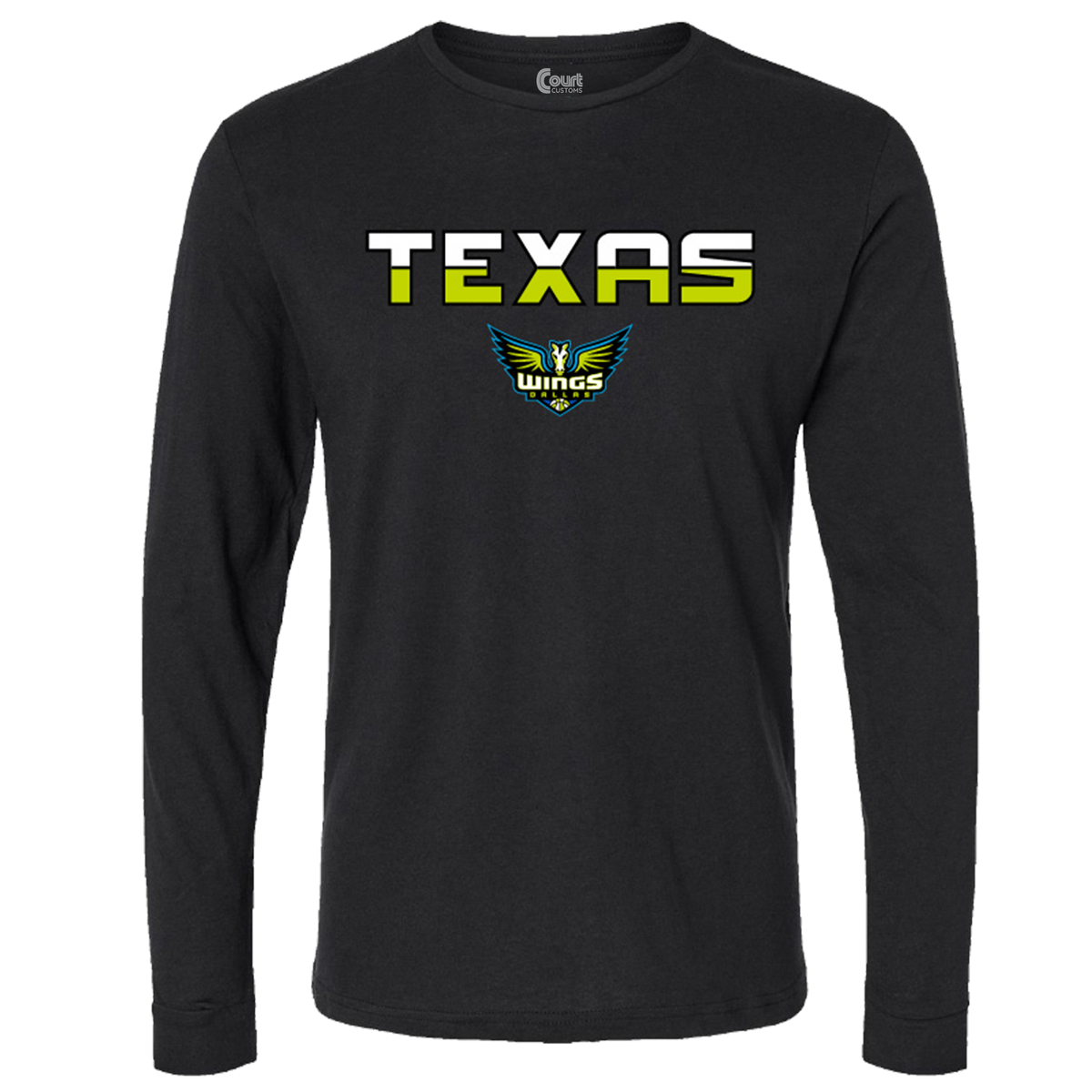 Dallas Wings Rebel Long Sleeve T-Shirt
