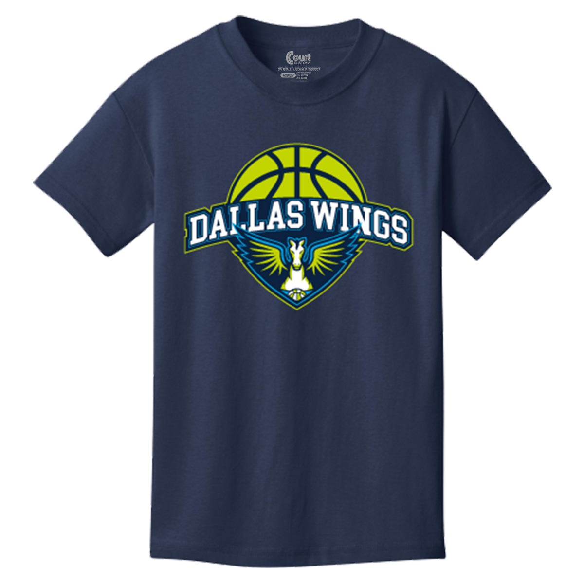 Dallas Wings Rising Ball Youth T-Shirt