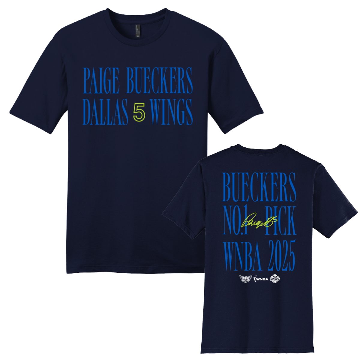 Dallas Wings Signature T-Shirt Paige Bueckers