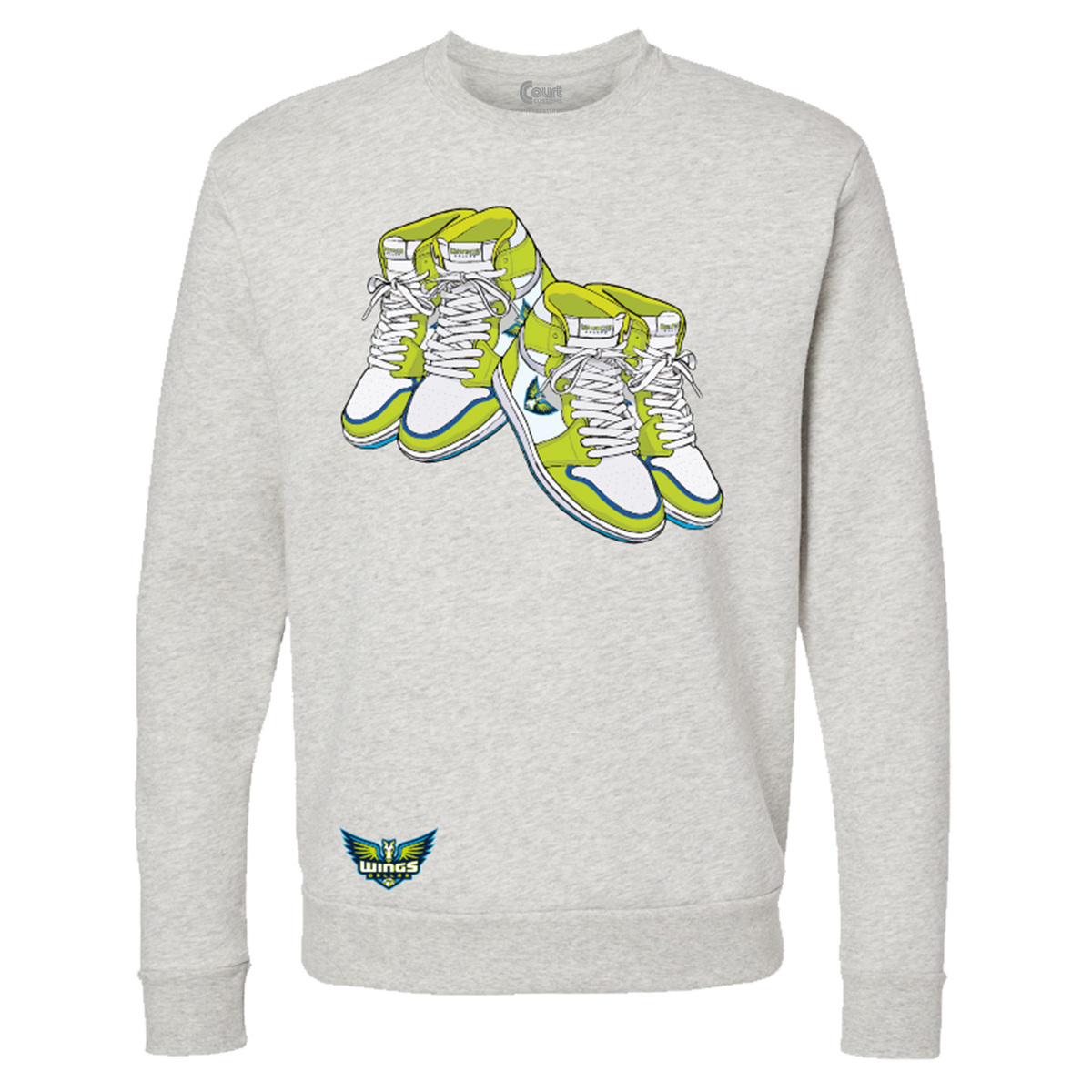 Dallas Wings Sneakerhead Crewneck Sweatshirt