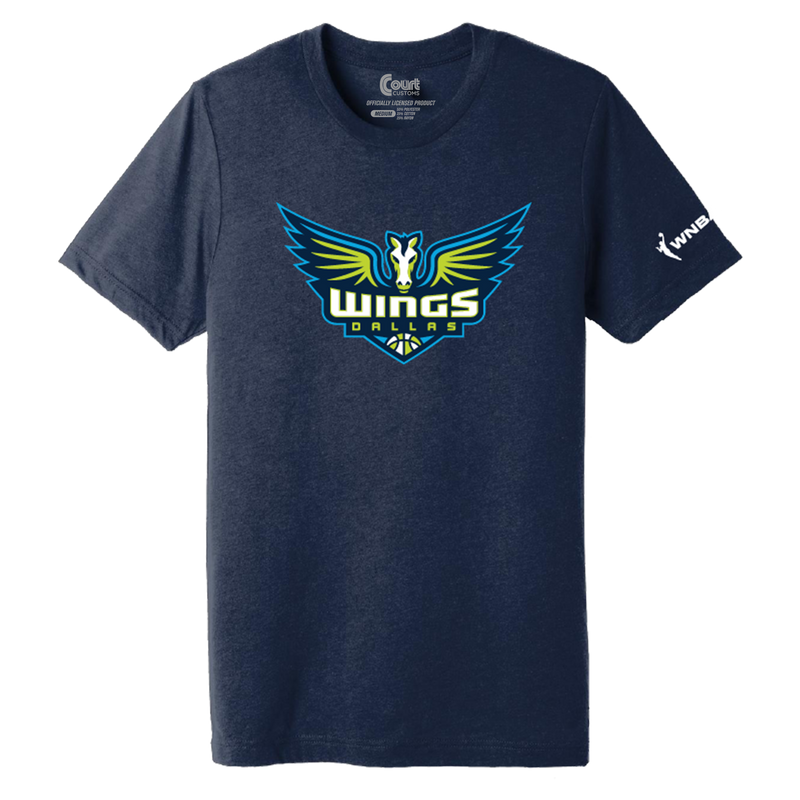 Dallas Wings Tri-Blend Logo T-Shirt