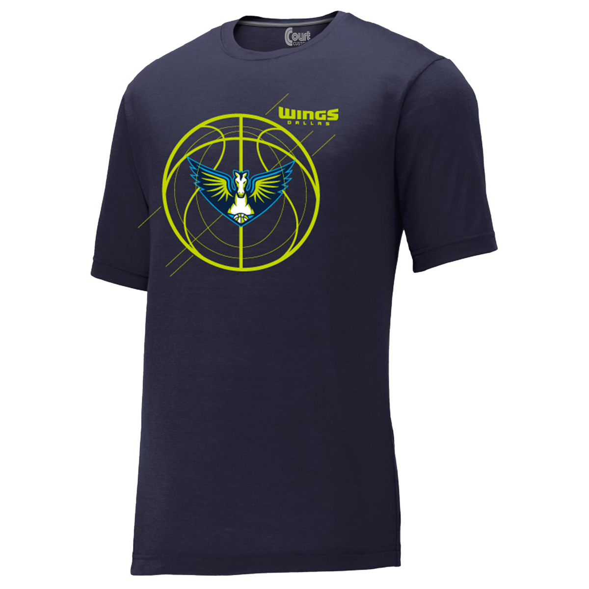 Dallas Wings Youth Outline Ball T-Shirt
