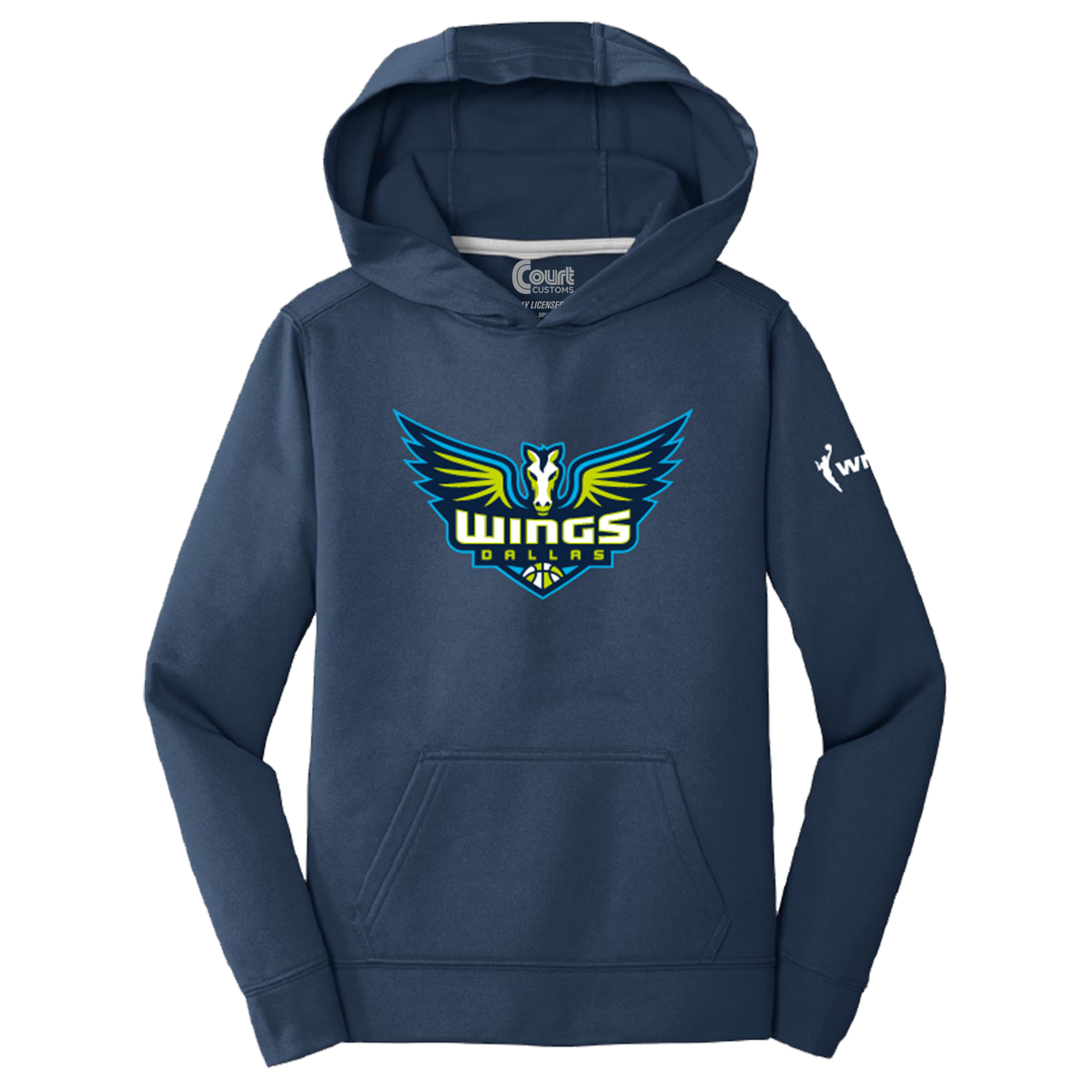 Dallas Wings Youth Performance Hoodie
